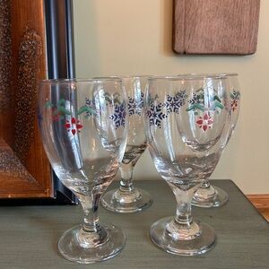 Set of 4 Pfalztgraff Nordic Ice tea glasses
